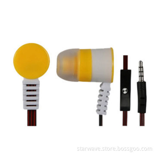 9mm Size Speaker Earphones, One for iPod, iPhone and iPad, 1.2m Cable Length